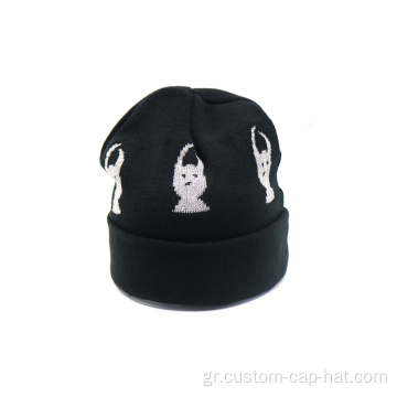 Χειμώνας ζεστό παχύ καπέλο Bennie Custom Logo